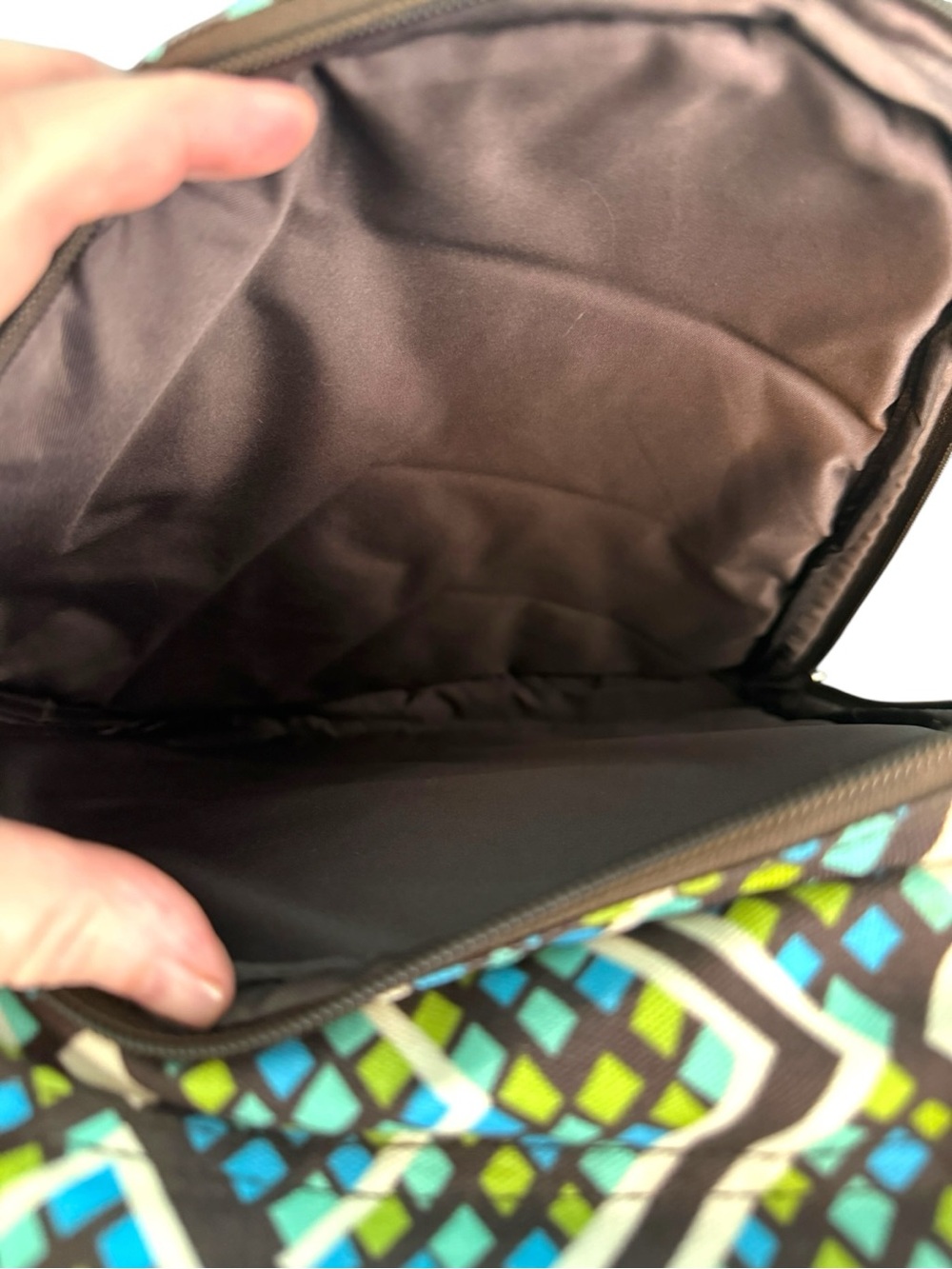 Vera Bradley Lighten Up Grand Backpack Rain Forest Laptop Bag MSRP $108 - Picture 7 of 8
